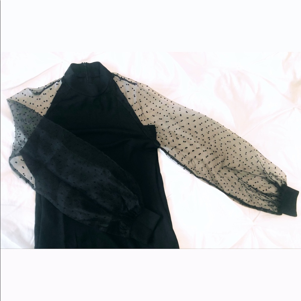 Black cocktail dress. - Picture 1 of 4
